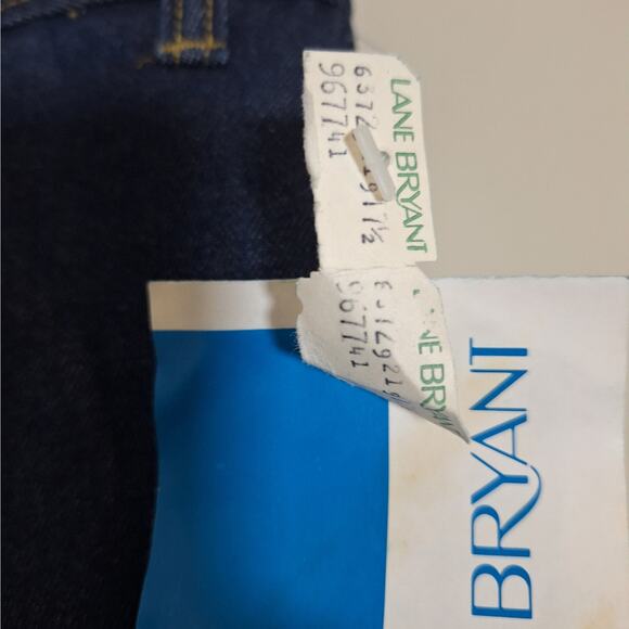 Vintage Deadstock High Waist Mom Jeans Dark Wash Lane Bryant Young Looks - Picture 9 of 14